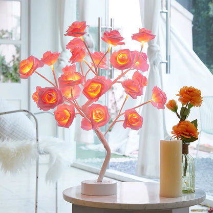 Rose Flower Tree Lights Lamp For Home Decor