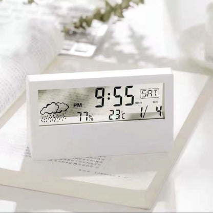 Thermo Hygrometer Weather Display Alarm Clock