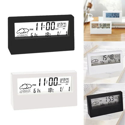 Thermo Hygrometer Weather Display Alarm Clock