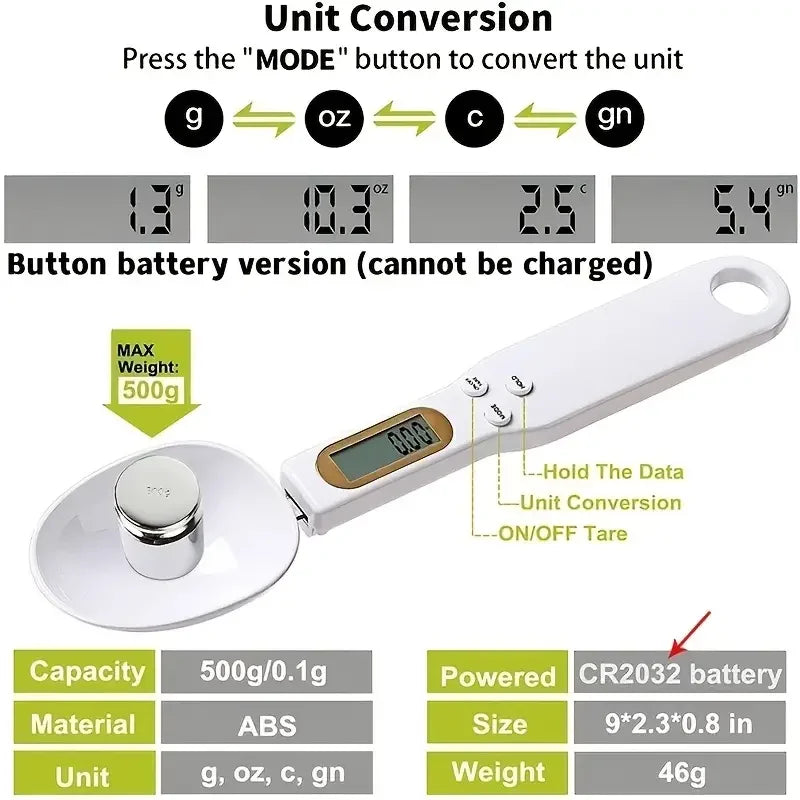 Home Kitchen Weighing Spoon Scale