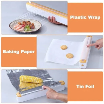 Plastic Wrap Cutter Cling Film Dispenser