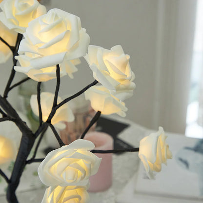 Rose Flower Tree Lights Lamp For Home Decor