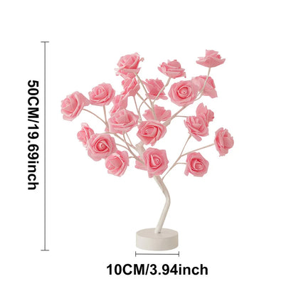 Rose Flower Tree Lights Lamp For Home Decor