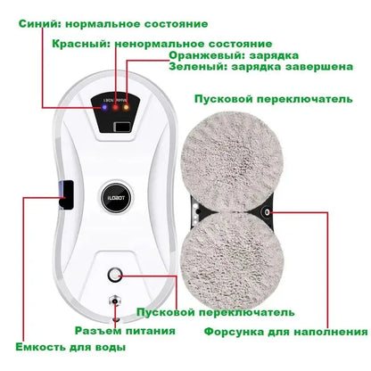 Window Cleaner Robot with Anti-Fall Function