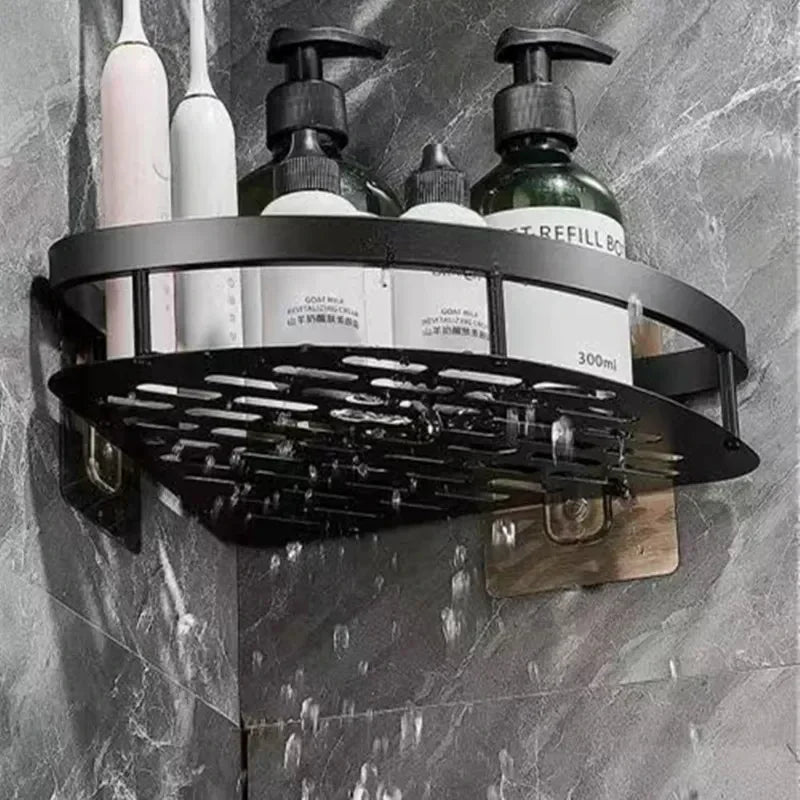 Aluminum Alloy Bathroom Shelf for Shower Organization