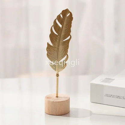 Nordic Style Iron Art Ginkgo Leaf Decoration